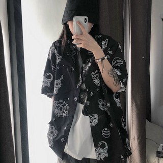 Áo Sơ Mi Unisex Họa Tiết