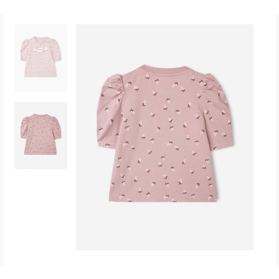 Áo cotton tay bồng BG