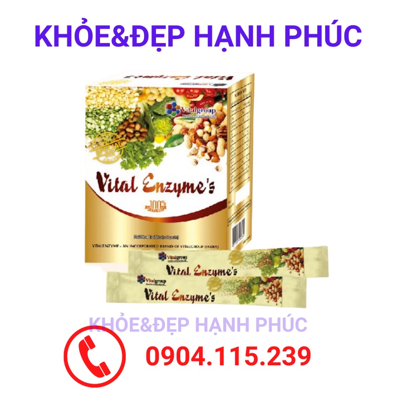 Enzyme vital thanh lọc cơ thể - Enzyme's Vital Chính Hãng Hàn Quốc - 30 gói/hộp