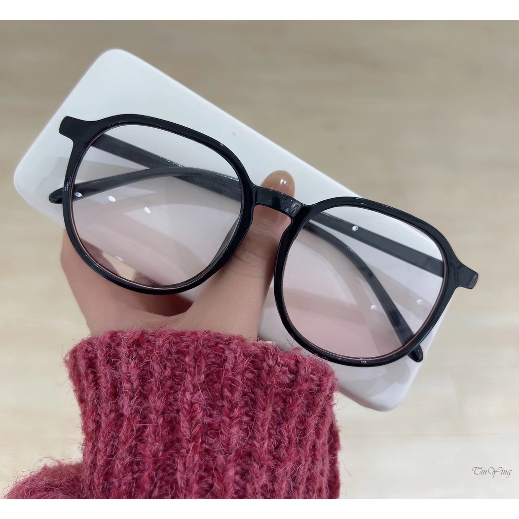 GETNOIVAS 2022 kính má hồng mới gió nữ chống ánh sáng xanh gương phẳng mặt phẳng thời trang