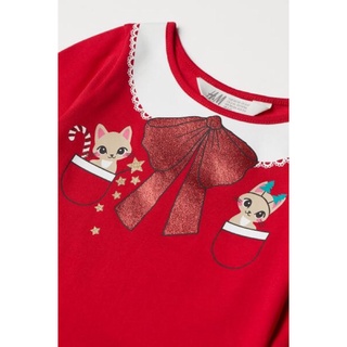 [H&M CHÍNH HÃNG]Áo và váy noel cho bé gái