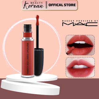 Son MAC Kem chính hãng, MAC powder kiss liquid lipcolour  Son kem lì lâu trôi Lipstick  full 5ml