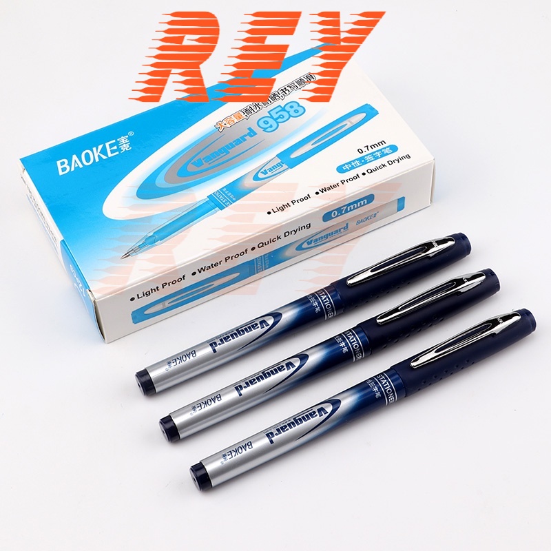 Bút gel ngòi 0.7mm Baoke PC958 viết êm, mực đều và liên tục