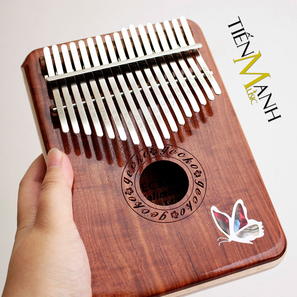 Đàn Kalimba Gecko 17 Phím K17SD Kèm Hộp Chống Sốc (Gỗ Đàn Hương Đỏ) - Nhạc Cụ Tiến Mạnh Music