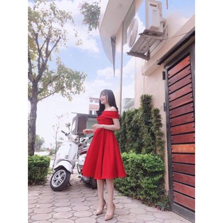 Đầm trễ vai _20charm_ Đầm đi tiệc