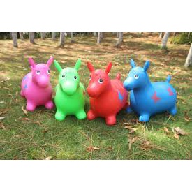 Đồ Chơi Thú Nhún Cho Bé, Thú Nhún Bơm Hơi Cho Bé