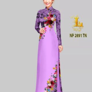 Vải áo dài in 3D tằm ý/lụa nhật