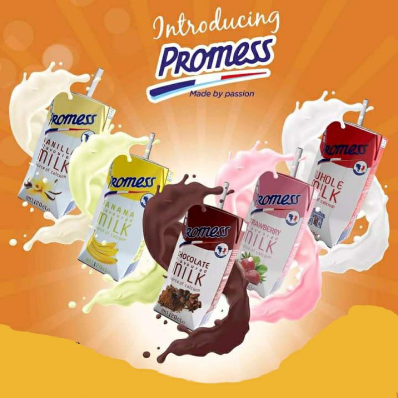 Sữa Promess 4 Vị ( Chuối - Dâu - Vani - Socola) giá Gốc