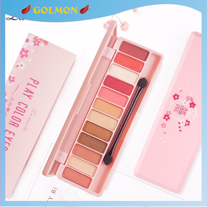 Bộ trang điểm Lameila 8 món set trang điểm Phấn phủ Kem BB Phấn mắt Phấn má Mascara Bút dạ kẻ mắt Chì kẻ mày Son kem