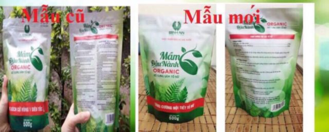 [Mẫu mới]Mầm đậu nành organic tăng vòng 1 siêu đỉnh sỉ bằng lẻ