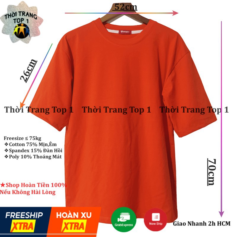 Áo Thun Nam/Nữ Freesize,Áo Phông Rộng Tay Lỡ Unisex Cotton 75 In Phản Quang Loại 1 OFF99 (Fullbox,Tag) new ྇