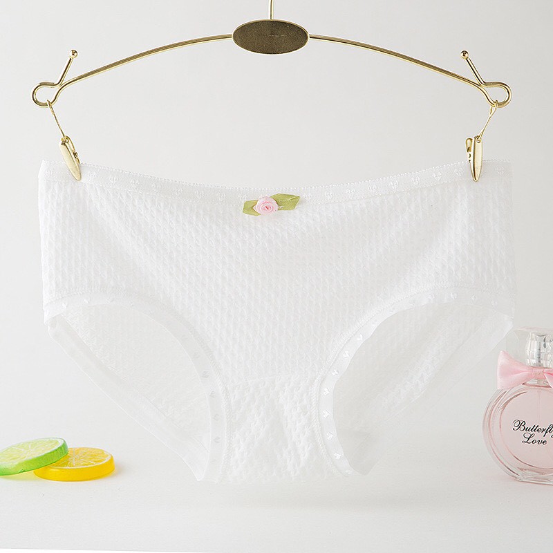 Quần Lót Nữ Cotton thông hơi thoáng mát đính nơ đáng yêu quyến rũ mẫu 9040 | BigBuy360 - bigbuy360.vn