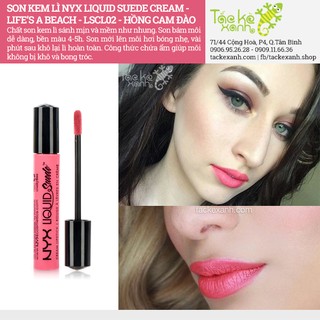 Son Kem Lì NYX Liquid Suede - LSCL02 Life's A Beach