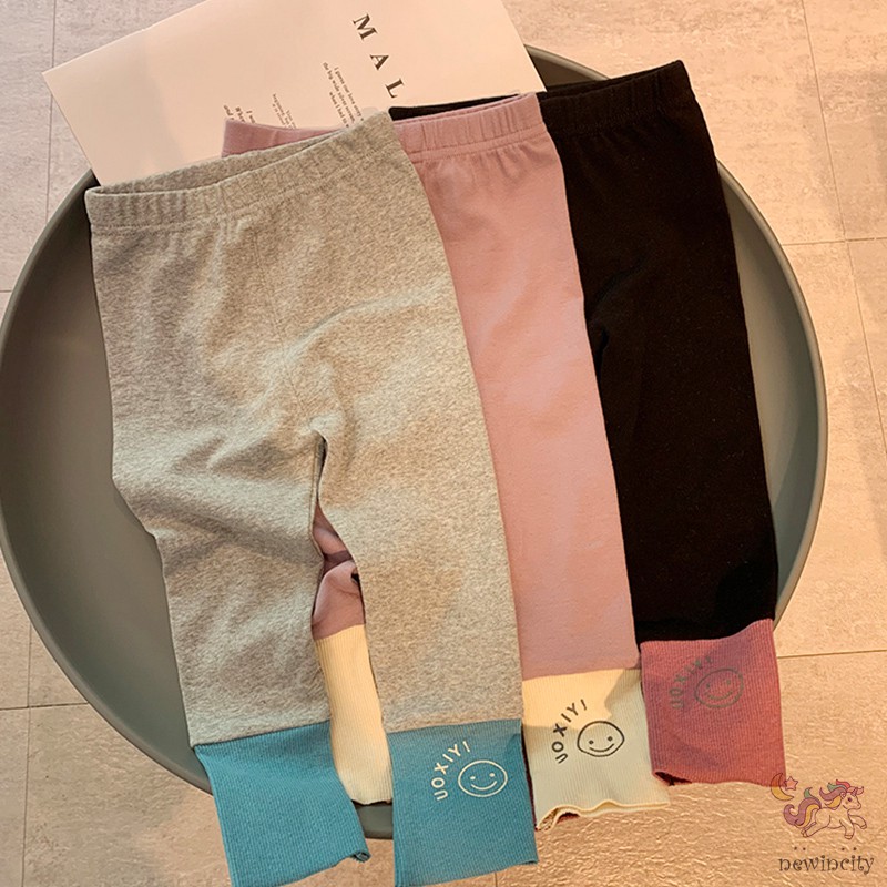 Quần Legging Co Giãn Thời Trang Mùa Thu Hàn Quốc Cho Bé Gái