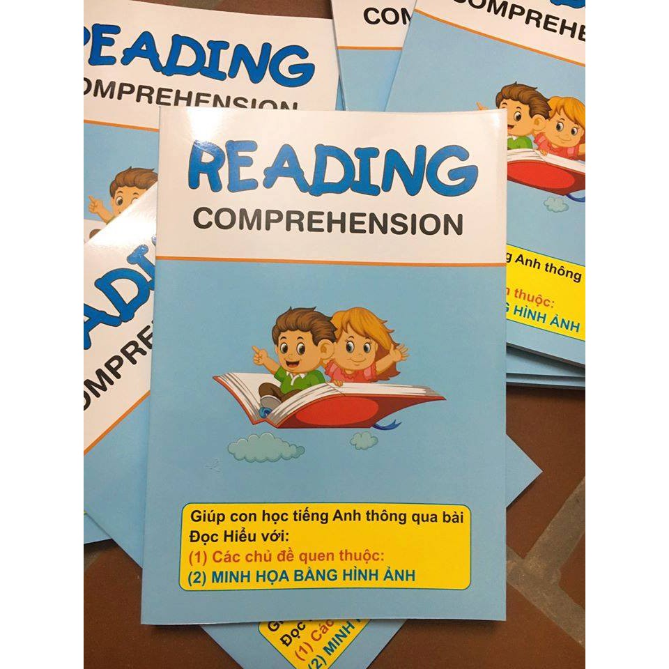 [GIÁ RẺ] Reading Comprehension 45 bài đọc hiểu Tiêng Anh kèm file nghe - giúp bé rèn luyện kĩ năng đọc hiểu thành thạo