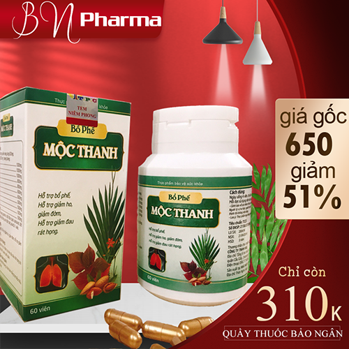 ☑️ BỔ PHẾ MỘC THANH - Khắc Tinh Viêm họng hạt Viêm Amidan mãn tính