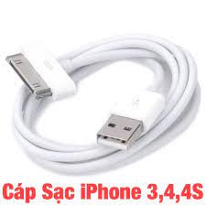 Dây Cáp Sạc IP3g/3gs/4/4s_ tablet táo 1/2/3 -Loaị Tốt