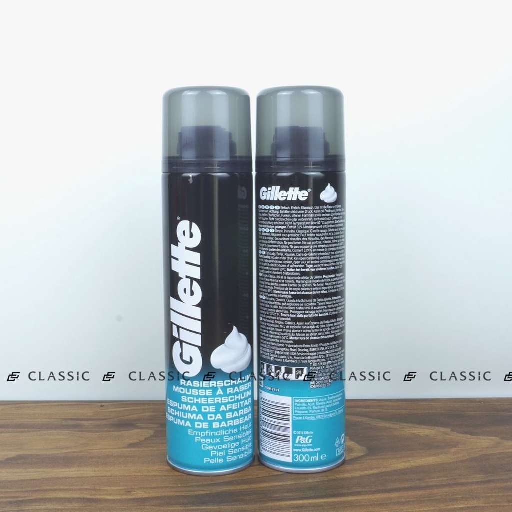 Bọt cạo râu Gillette Foamy Shave 300ml