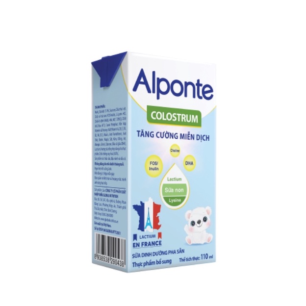 Sữa bột pha sẵn Alponte Colostrum 110ml/1 hộp