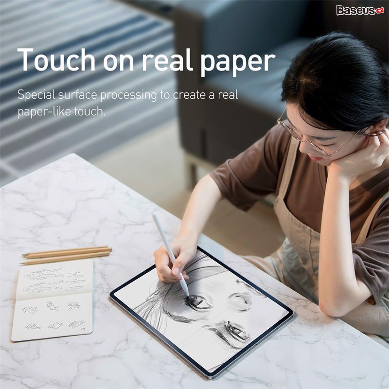 Miếng dán chống trầy, chống vân tay Baseus Paper-like Film cho iPad iPad 9.7inch