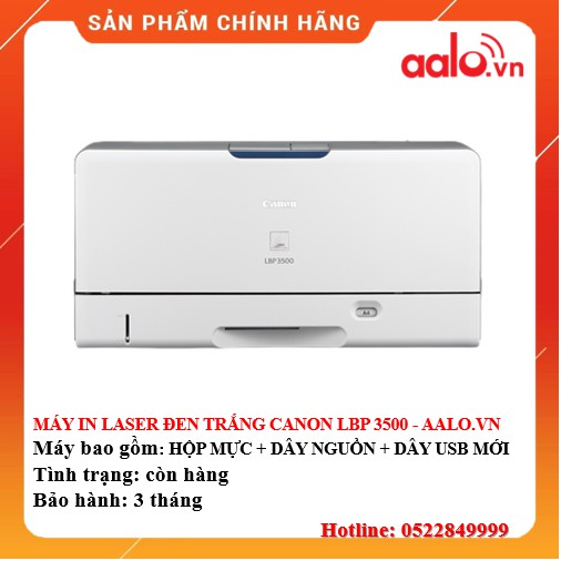 MÁY IN LASER ĐEN TRẮNG CANON LBP 3500 ĐÃ QUA SỬ DỤNG - AALO.VN | BigBuy360 - bigbuy360.vn