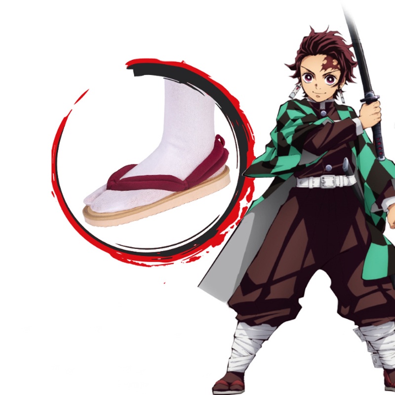 Dép xỏ ngón phong cách Demon Slayer Kimetsu no Yaiba Kamado Tanjiron