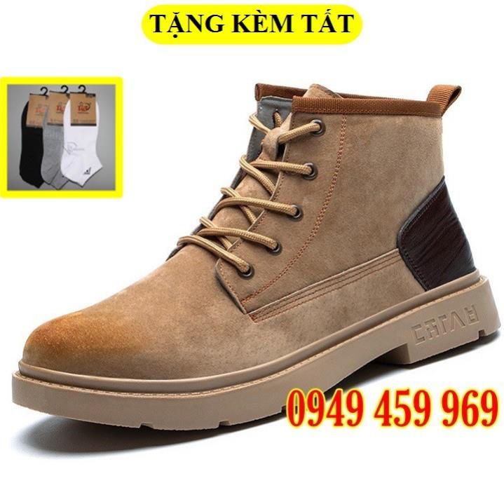 Giày Bảo Hộ Lao Động Nam Cao Cổ - Siêu Bền Siêu Nhẹ - Chống Đinh Chống Cắt - Tặng Kèm Tất 🤣