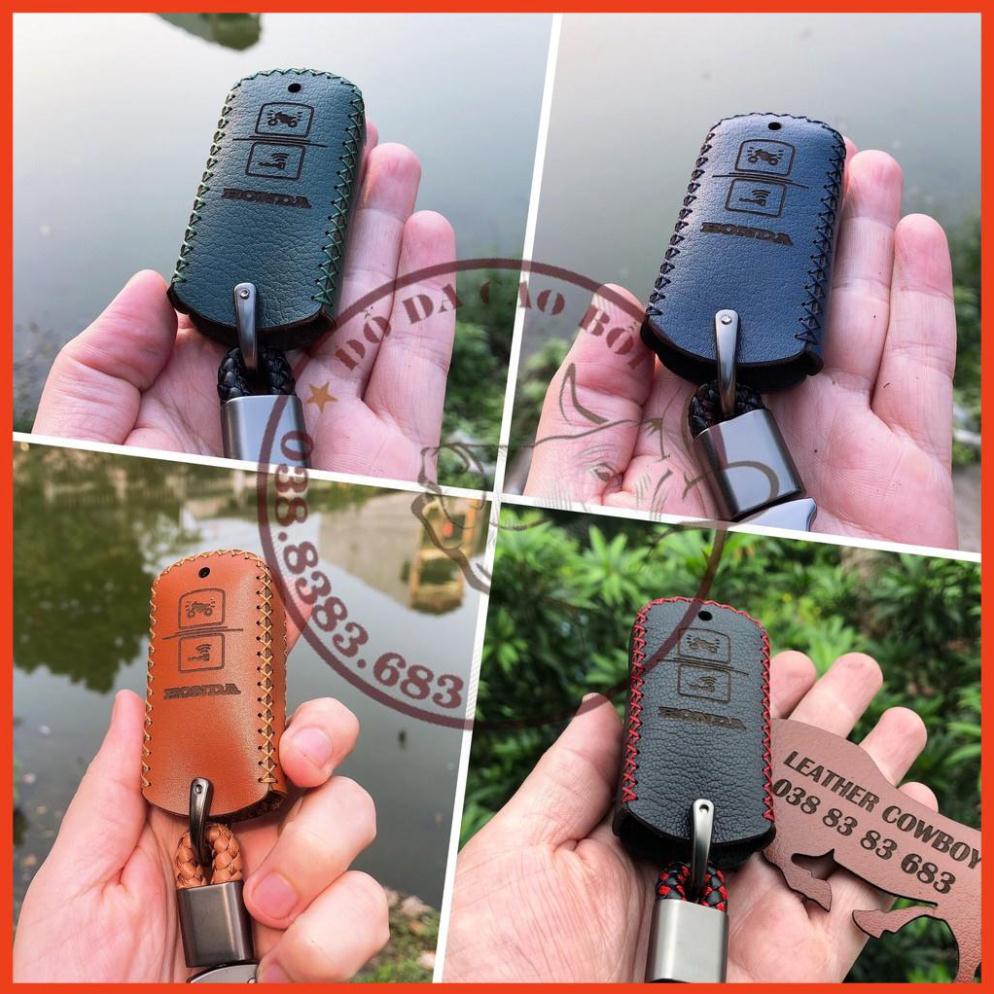 Bao da chìa khóa xe Honda: Lead, vision, Air blade KHẮC TÊN , SDT THEO YÊU CẨU