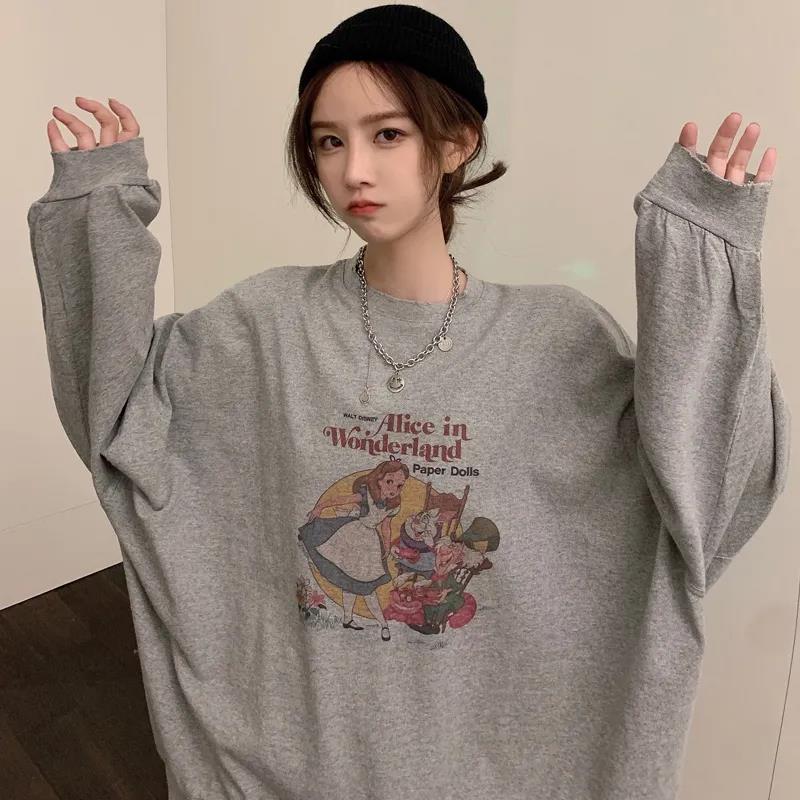 NRVP Áo Hoodie Tay Dài Thời Trang Hàn Quốc 2021 Cho Nữ