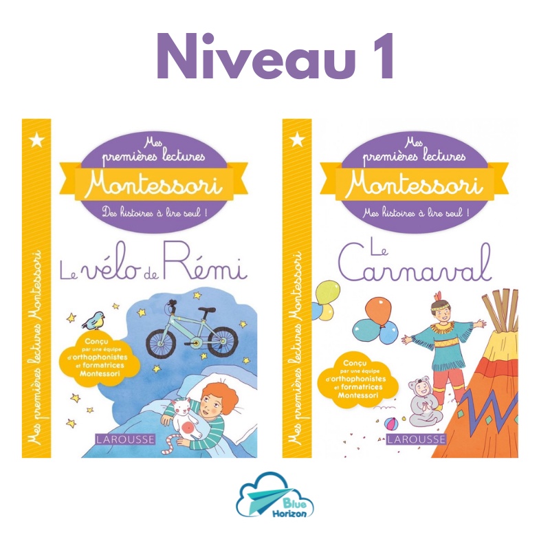 Sách tập đọc tiếng Pháp:  Mes Premieres Lectures Montessori Niveau 1 (trình độ 1)