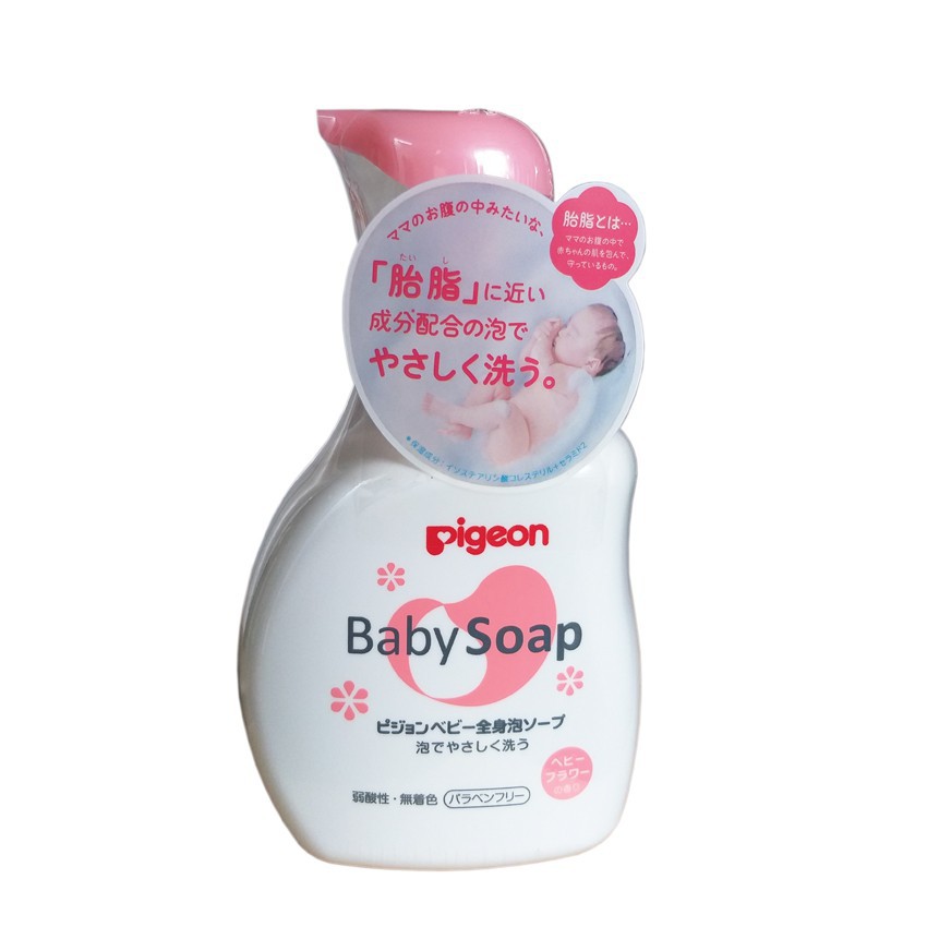 Sữa tắm Pigeon Baby Soap hương hoa 500ml Nhật Bản