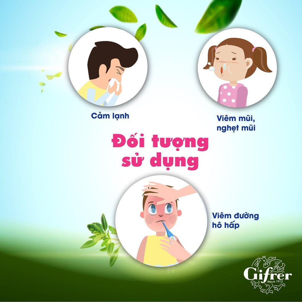 Fysoline - Nước Muối Kháng Khuẩn Gifrer Dạng Xịt Pháp 50ml dung dịch rửa mũi thảo dược an toàn