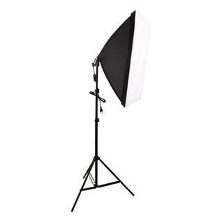 Bộ Đèn Chụp Ảnh Sản Phẩm Chân Đèn 2m Kèm Softbox 50x70 Hỗ Trợ Sáng, Có Thể Mua Kèm Bóng 150W