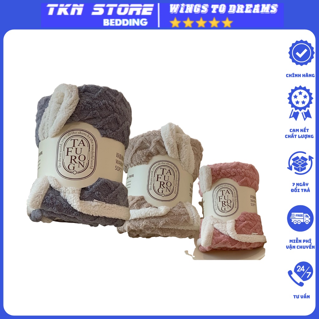 Chăn Len Lông Cừu TAFURONG_LOẠI 1_Mềm Len Cừu Mông Cổ thế hệ mới Làm ấm nhanh, Nặng 2kg5, Kích thước 2mx2m3 Giá rẻ