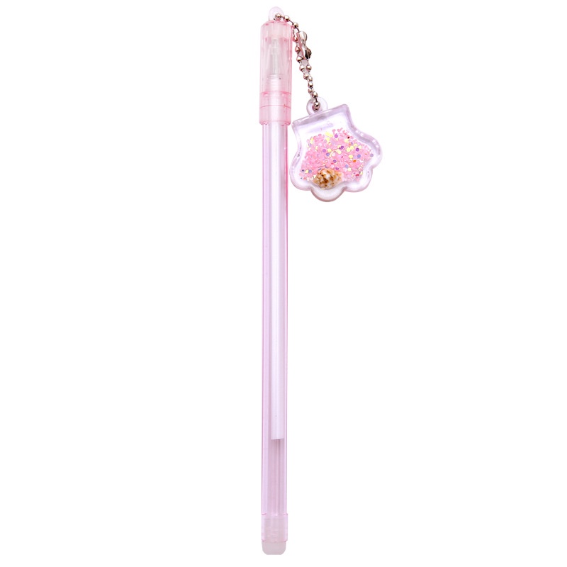 Bút Gel Với Mặt Dây Chuyền Chân Mèo 1PC