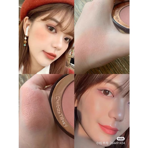 Charlotte Tilbury - Phấn Má Hồng Charlotte Tilbury Cheek To Chic Pilllow Talk/First Love Fulsize