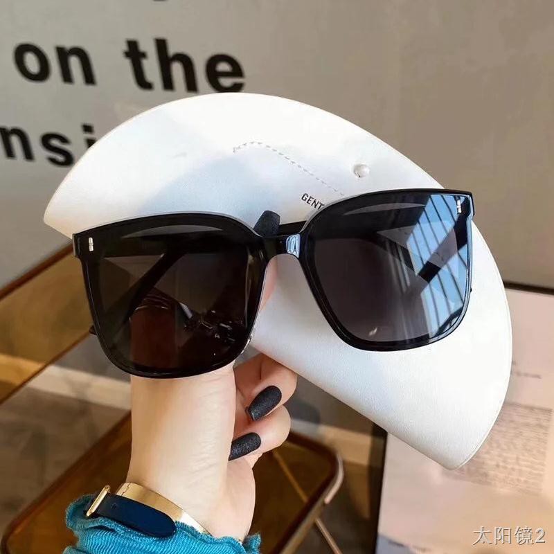 Sữa kính râm gọng trắng 2021 kiểu mới nữ thủy triều cao cấp chống tia UV mặt to mỏng