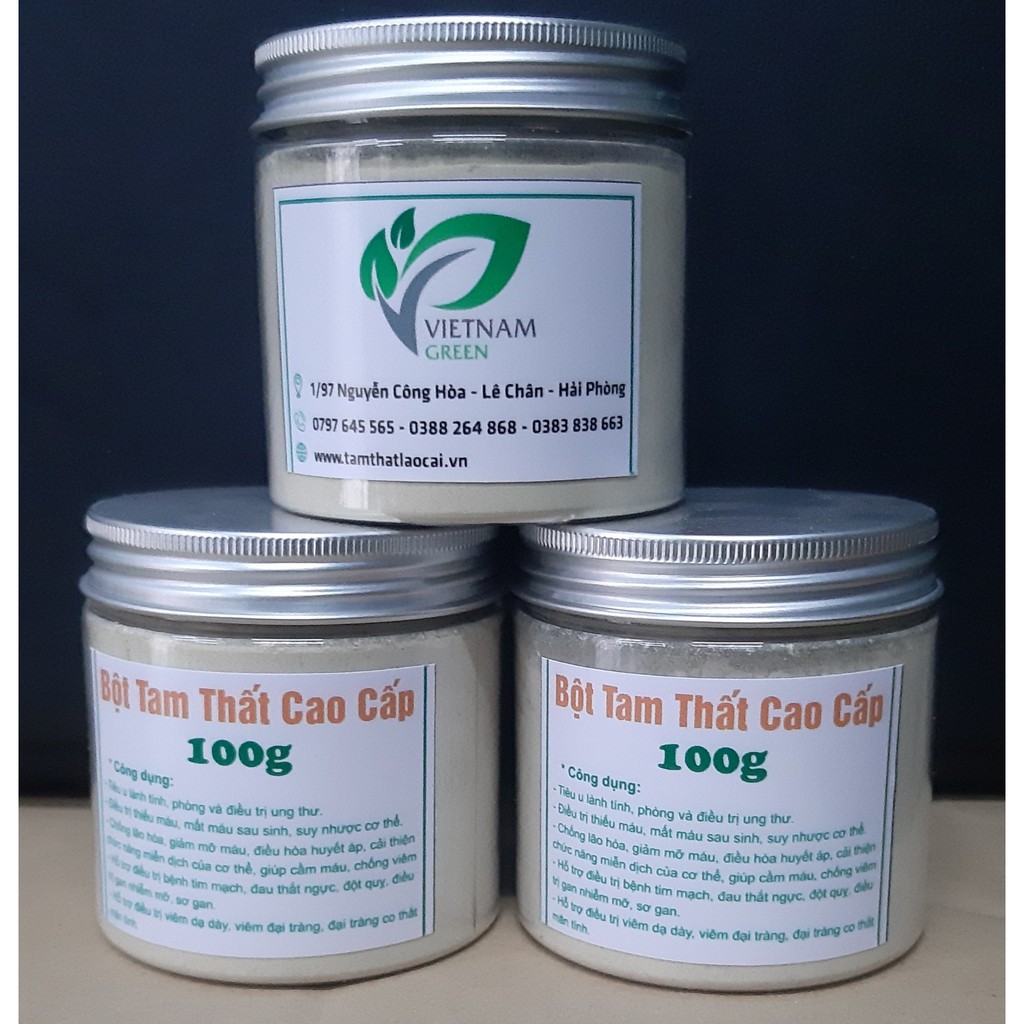 Bột Tam Thất Bắc Cao Cấp 100g