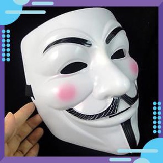 Mặt Nạ Hacker Trắng