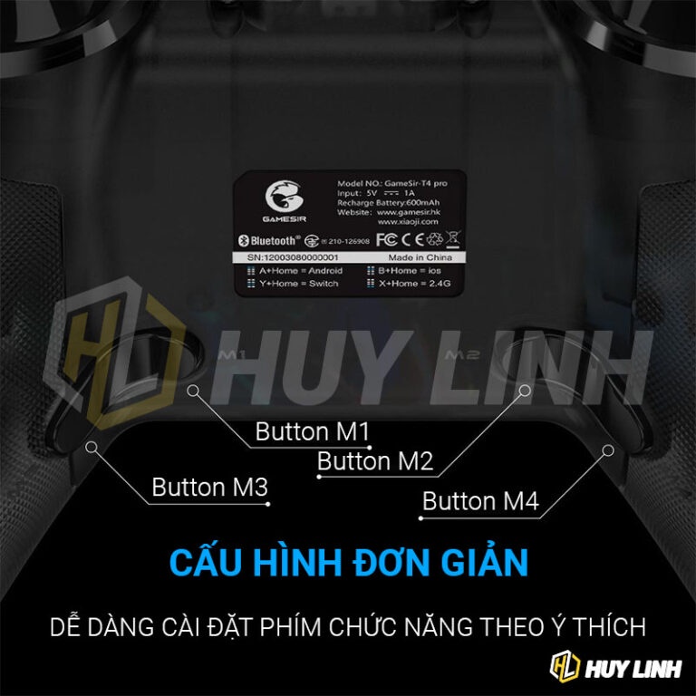 Gamesir T4 chính hãng || Tay cầm chơi game không dây cho PC/Android/Switch