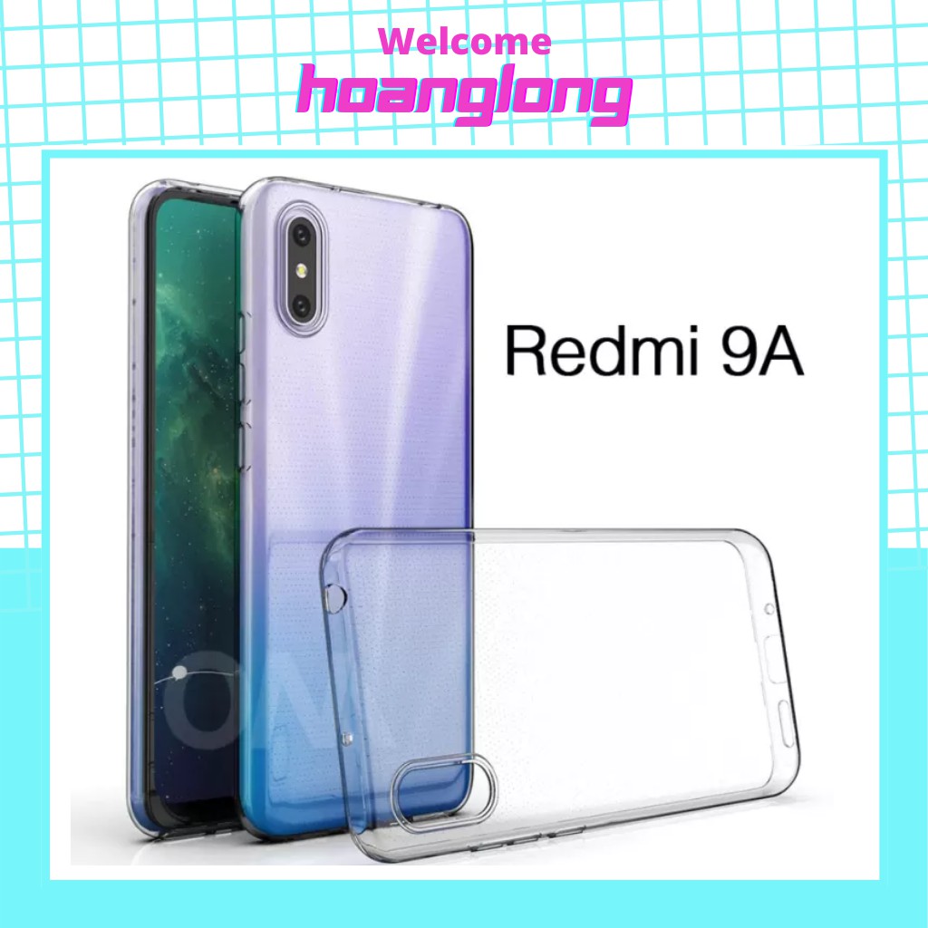 Ốp Lưng silicon trong suốt Xiaomi Redmi 9A/ Redmi 9/ Redmi 9C - Hàng loại đẹp