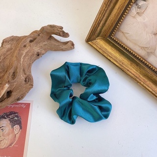 Buộc tóc vải scrunchies phi bóng chấm bi