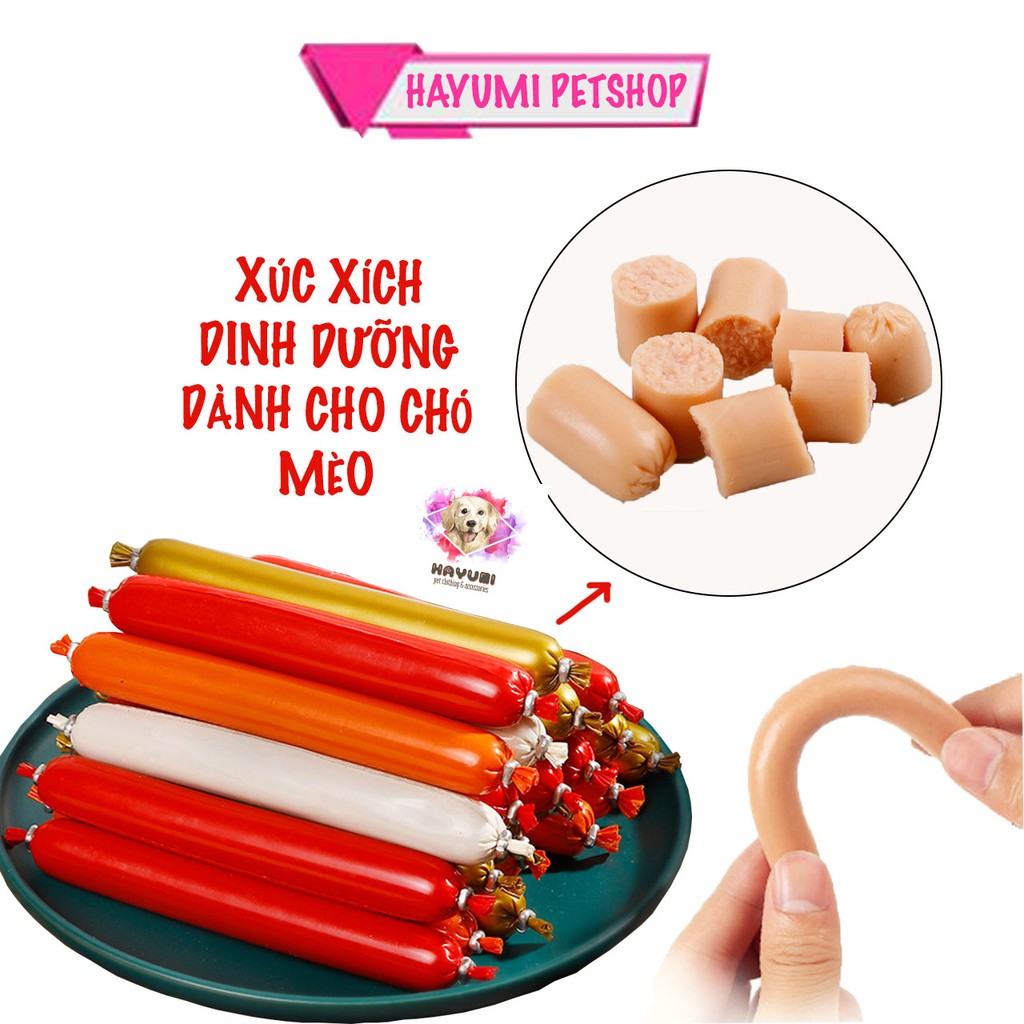 [Bán lẻ 1 cây] XÚC XÍCH DINH DƯỠNG TAOTAOPET - CHO THÚ CƯNG