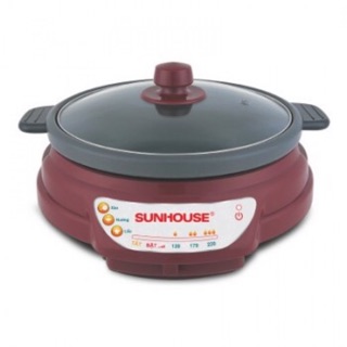 Nồi lẩu điện Sunhouse SH535L - bảo hành chính hãng 12 tháng