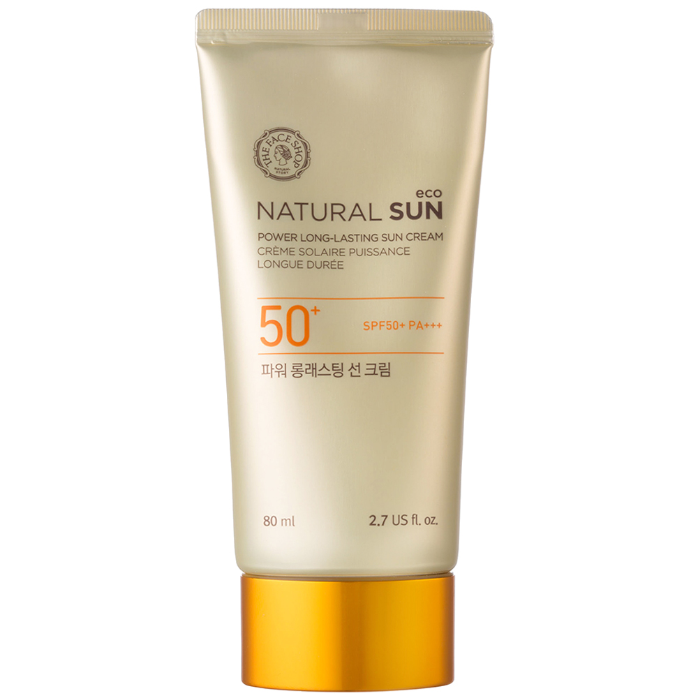 (Hàng Mới Về) Bộ 1 Kem Chống Nắng The Face Shop Tự Nhiên Lâu Trôi Spf50 + Pa + + + 80ml