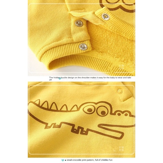 Áo Sweater chất liệu Cotton cao cấp thời trang mùa thu dành cho bé