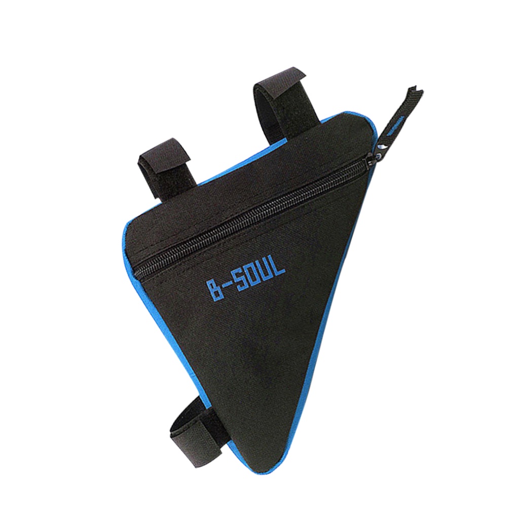 [Global] Bike Storage Bag Frame Pouch Oxford Cloth Zipper Triangular Storage Pannier Cycling Accessory