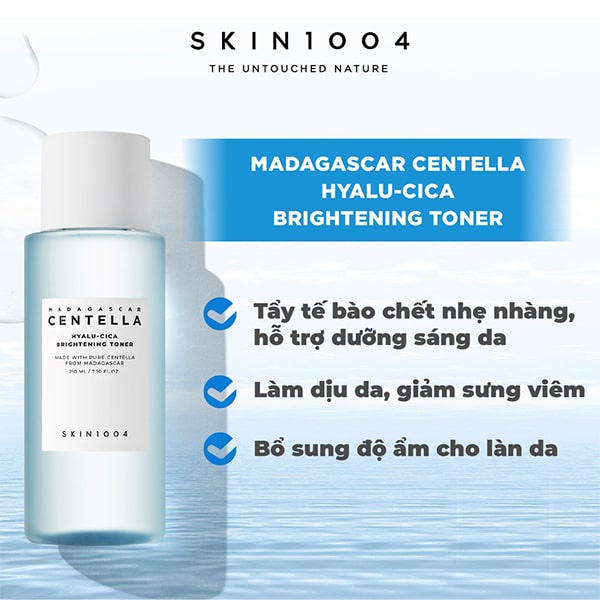 Nước Hoa Hồng Cấp Ẩm Sáng Da Skin1004 Madagascar Centella Hyalu Cica Brightening Toner 210ml | BigBuy360 - bigbuy360.vn