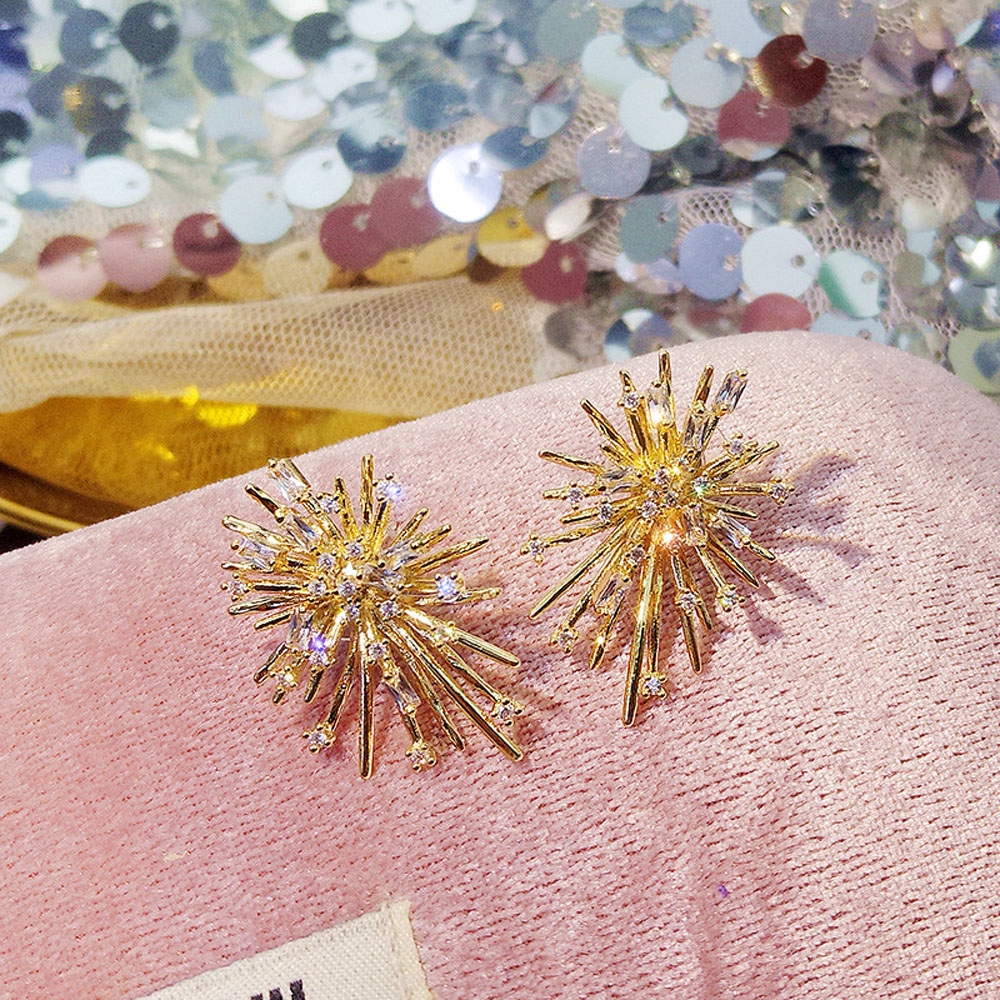 MXGOODS Accessories Fireworks Flower Stud Earrings