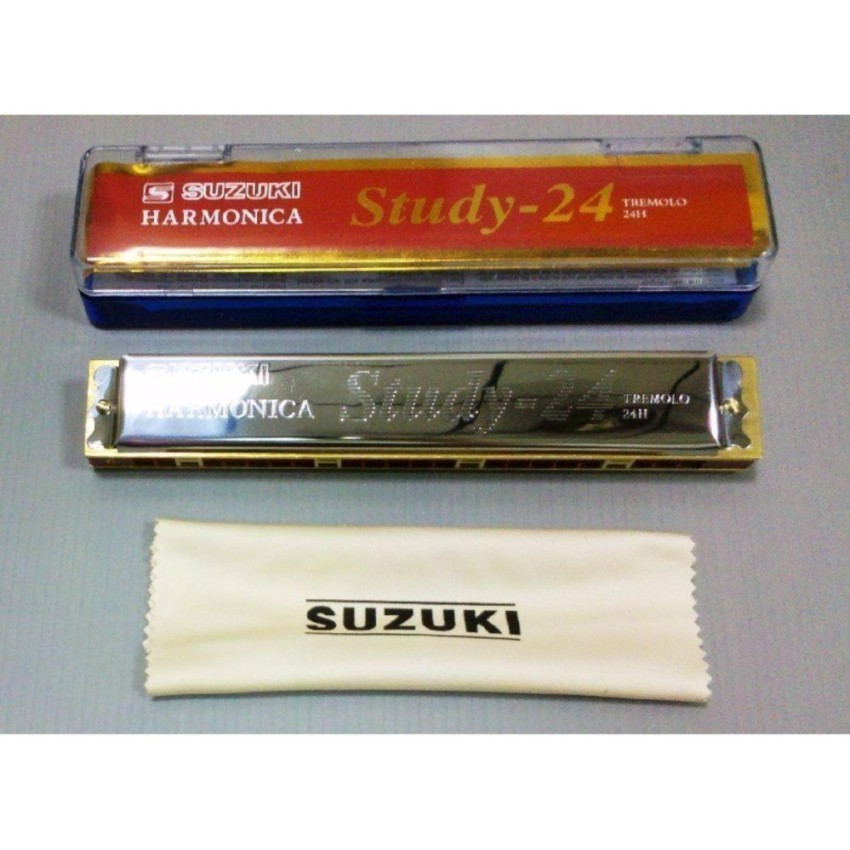 Kèn harmonica tremolo Suzuki Study 24 key C